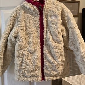 Girls reversible North Face coat. Size 4/5